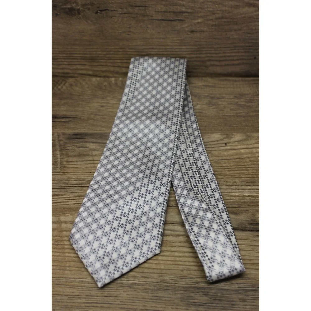 Henry‎ Jacobson Geometric Pattern Silk Tie Men's Classic Formal